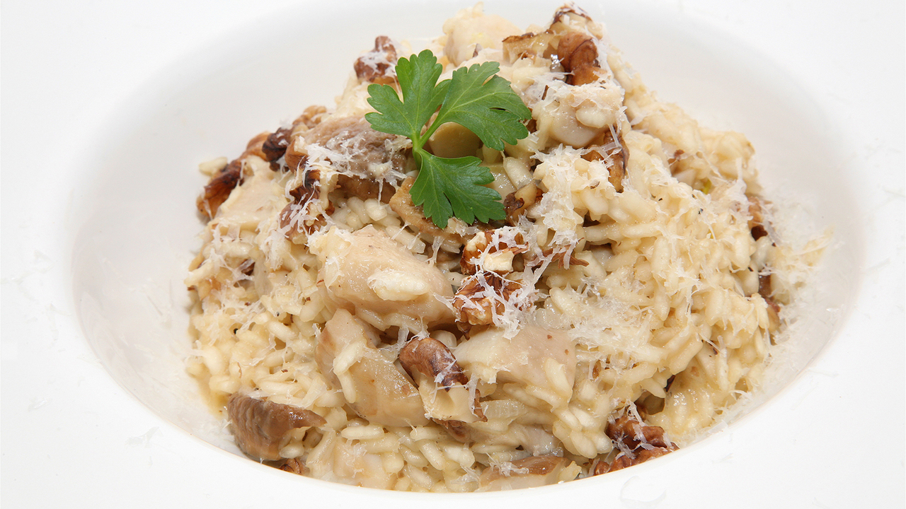 Risotto de Ceps y Nueces